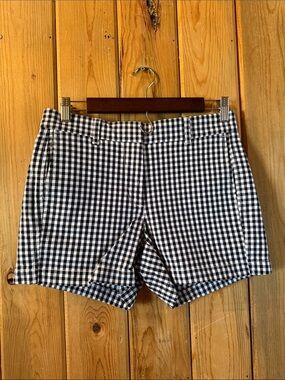 J Crew Stretch Chino Gingham Short